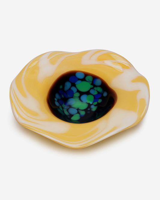 Dalian Glory Amber Blossom Centerpiece - L( With Hot Joint Clear Base)