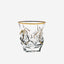 Bohemia Gold-Lined Non‑Lead Double Old-Fashioned Glass