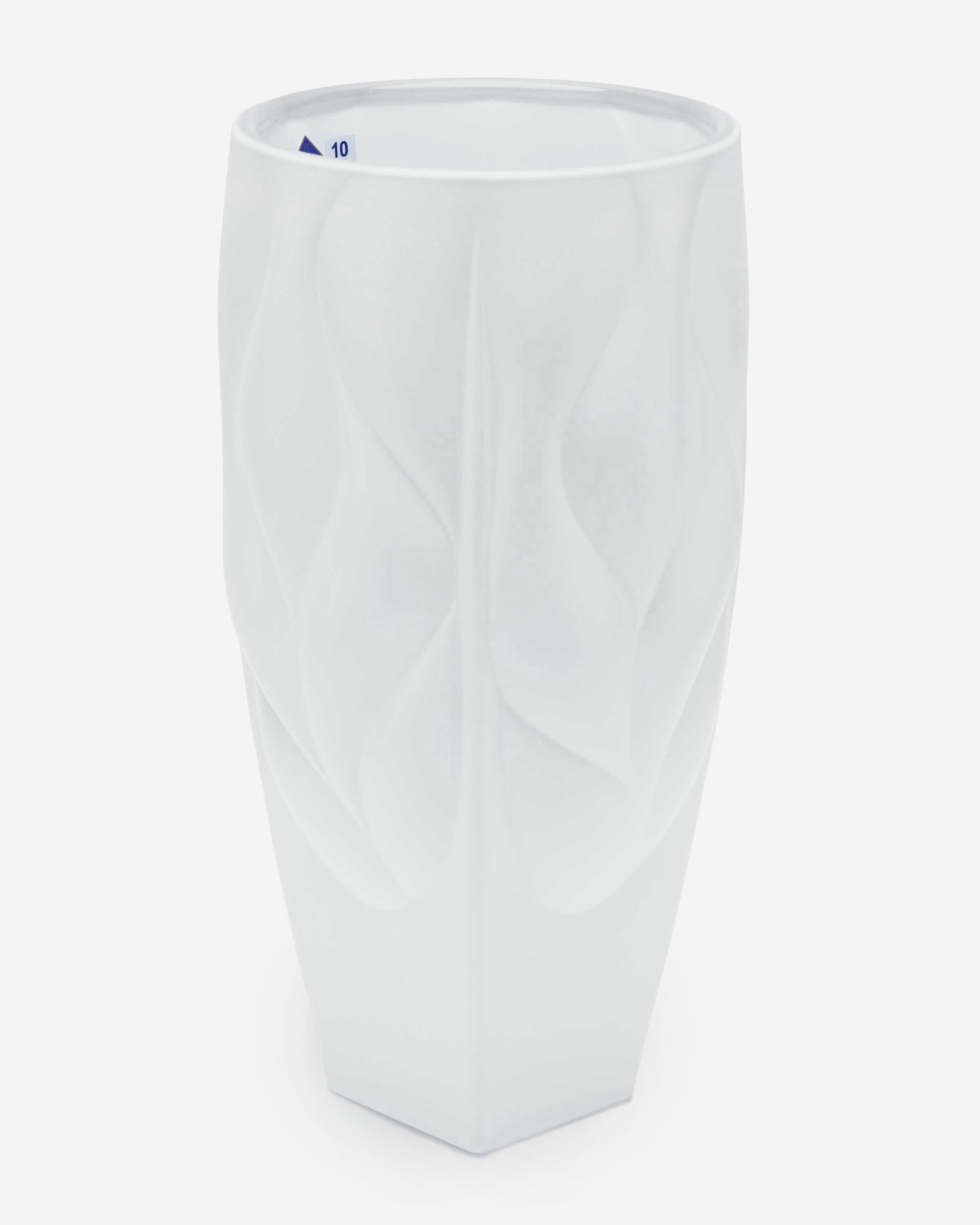 Bamboo Vase Type 2 Non Lead With White Satin