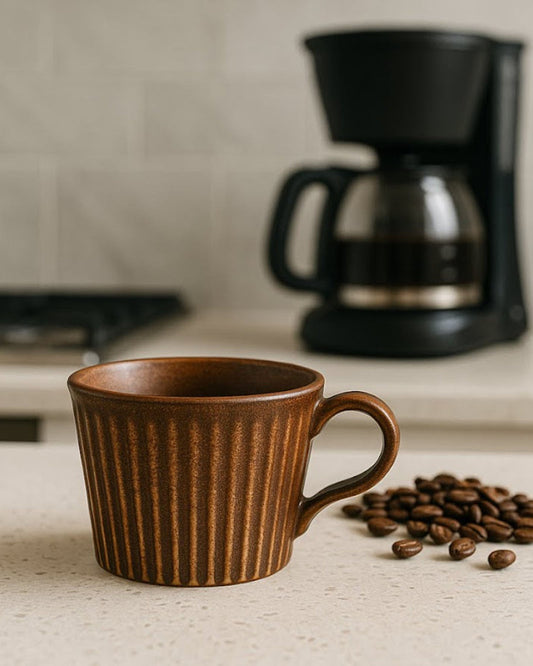 Nordico Designed Ceramic Coffee Mug Brown | Cup