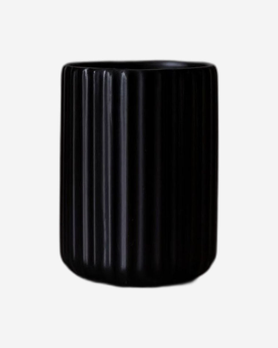 Nordico Designed Ceramic Coffee Mug Black Lines | Cup