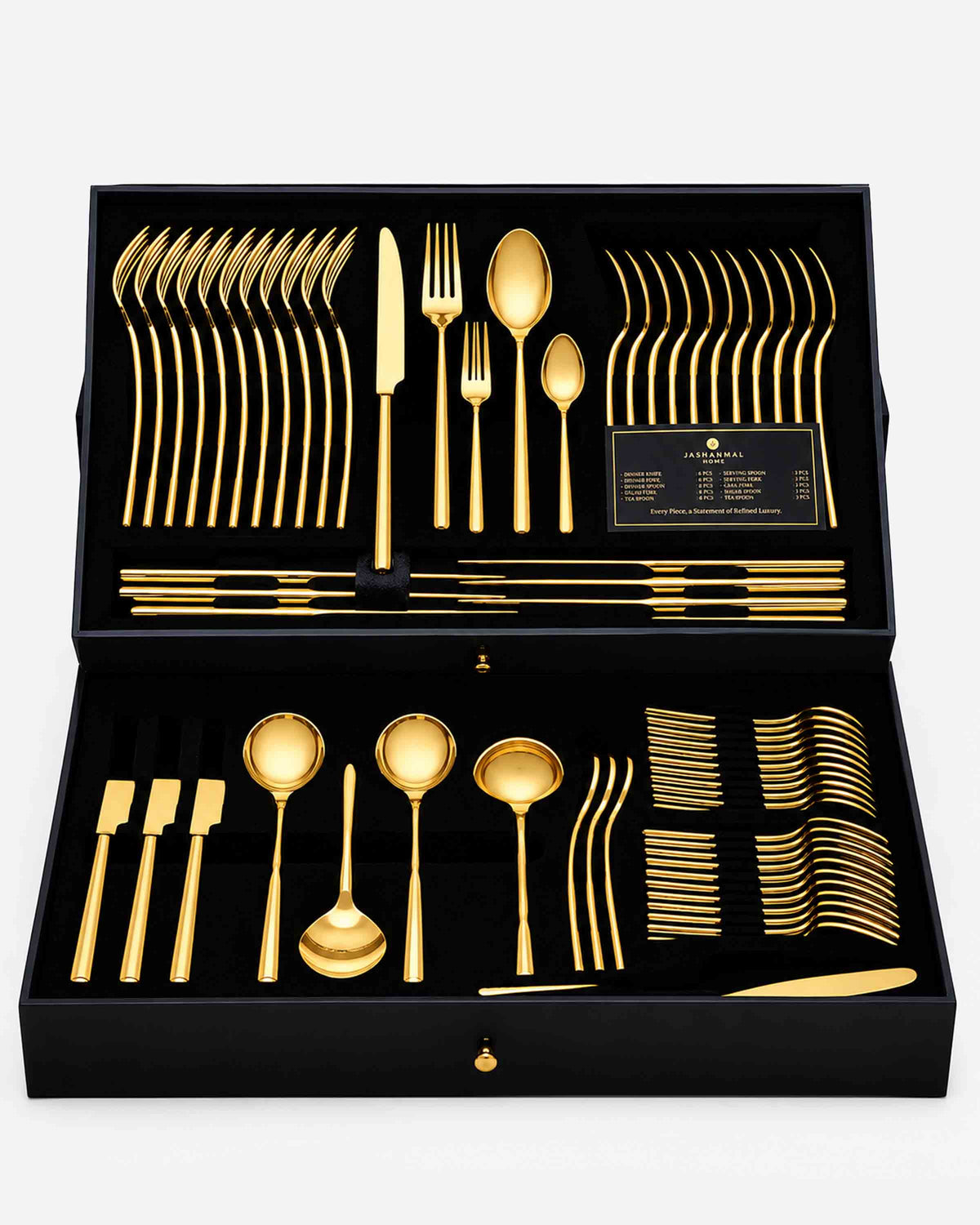Zyra Gold 68 Pcs Cutlery Set