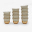 Shiny Gold Cawa Cups - Set of 12