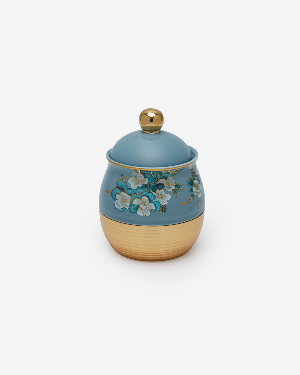 Jashanmal Home Shiny Gold Sugar Pot -207A