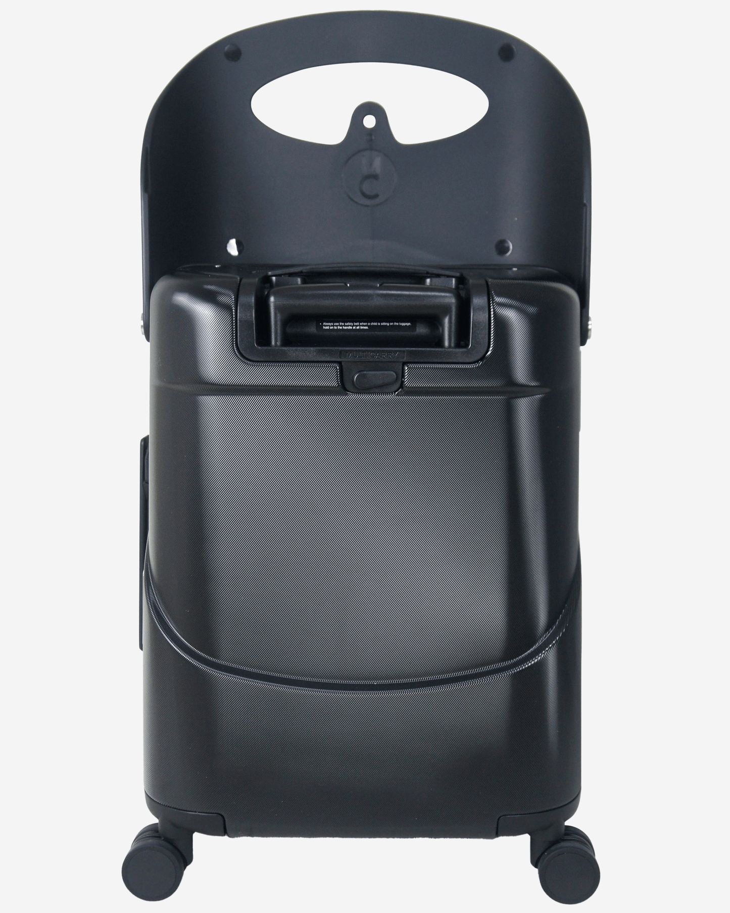 MiaMily Suitcase with Seat - Midnight Black