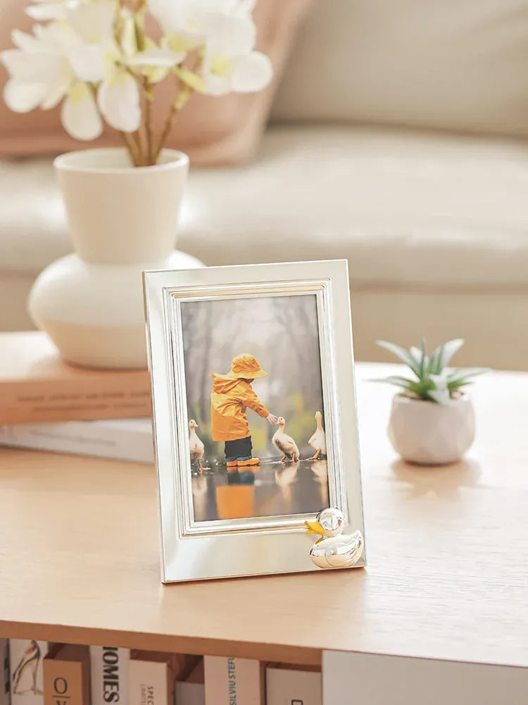 Winko 3D Duck Silver Plated Photo Frame