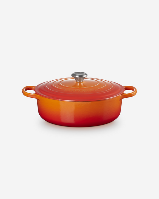 Signature Risotto Pot 30cm Flame Stainless Steel Knob