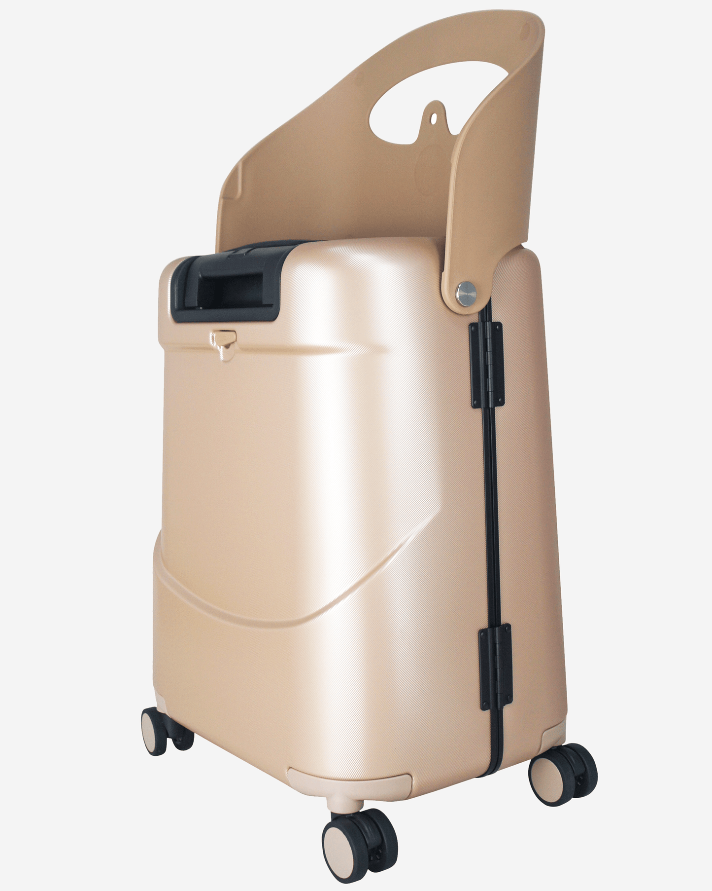 MiaMily Suitcase with Seat - Metallic Gold