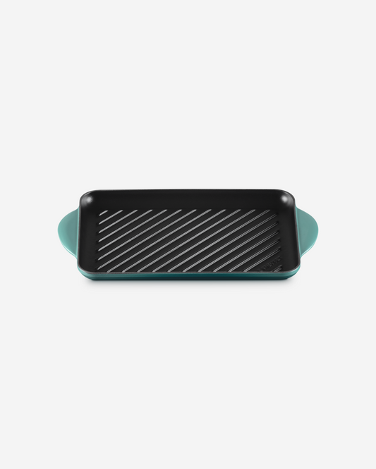 Le Creuset Bleu Riviera Rectangular Grill 32Cm