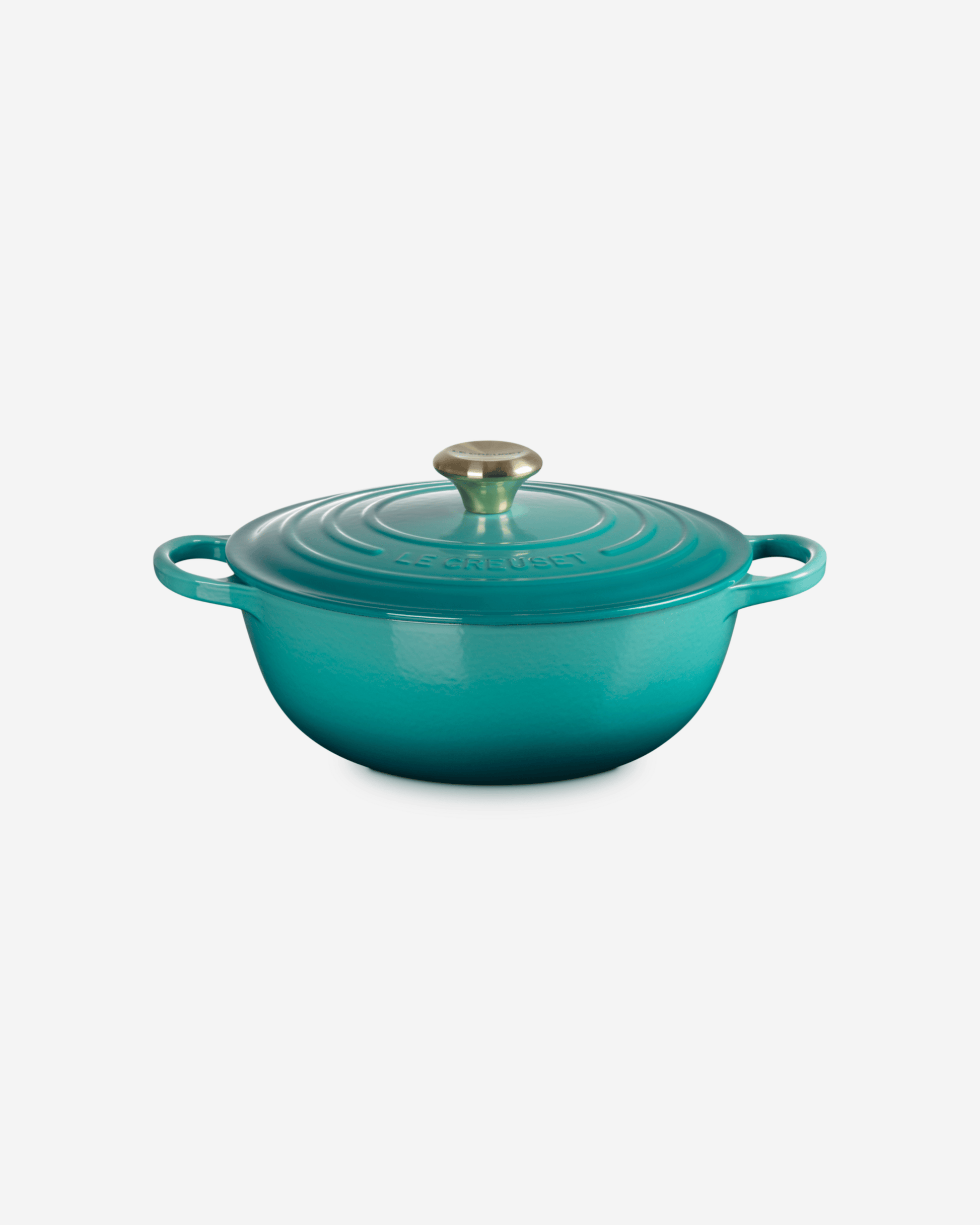 Signature Soup Pot 26Cm Bleu Riviera L.Gold Knob 4.1L