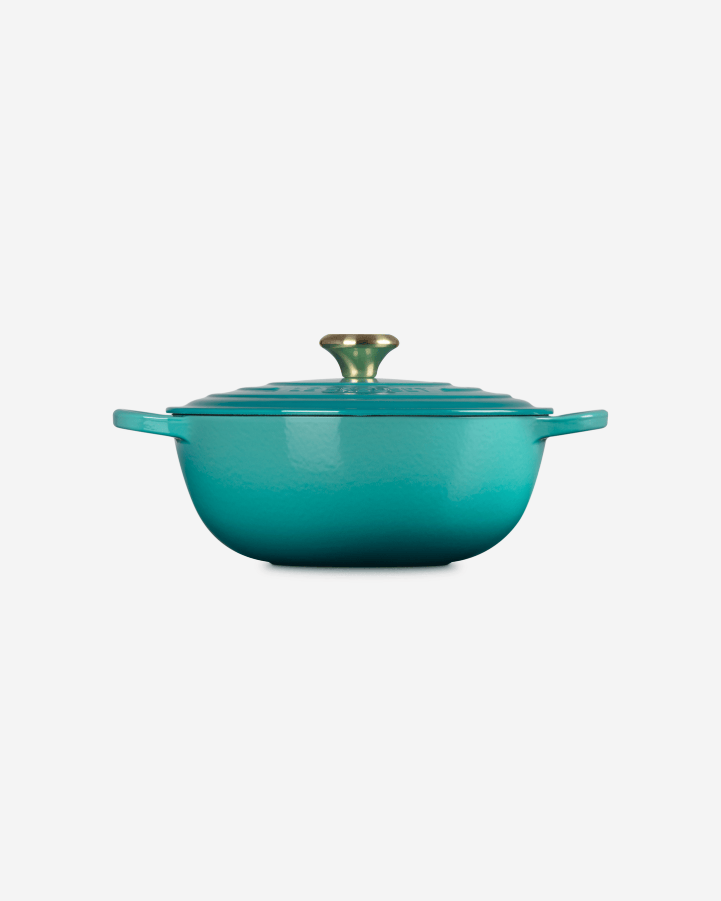 Le Creuset Signature Soup Pot 26Cm Bleu Riviera L.Gold Knob 4.1L