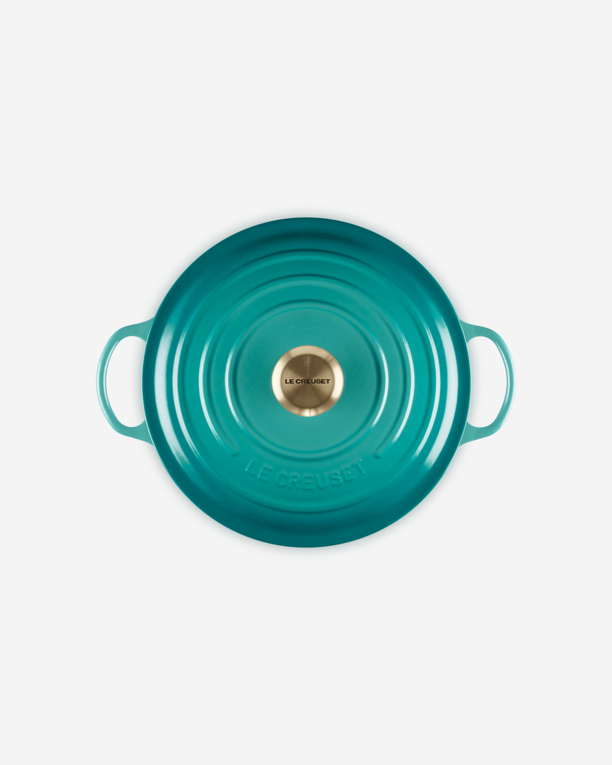 Le Creuset Signature Soup Pot 26Cm Bleu Riviera L.Gold Knob 4.1L
