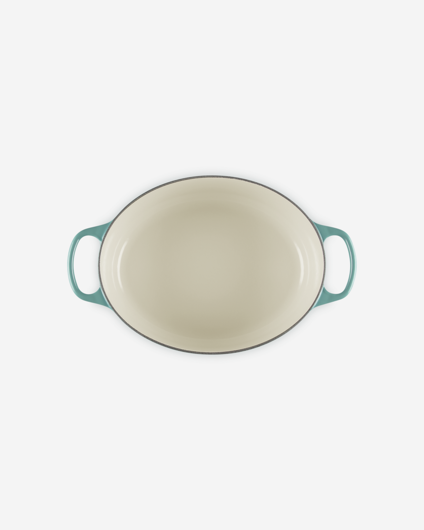 Le Creuset Bleu Riviera L.Gold Knob Signature Oval Casserole/Oven 31Cm 6.3L