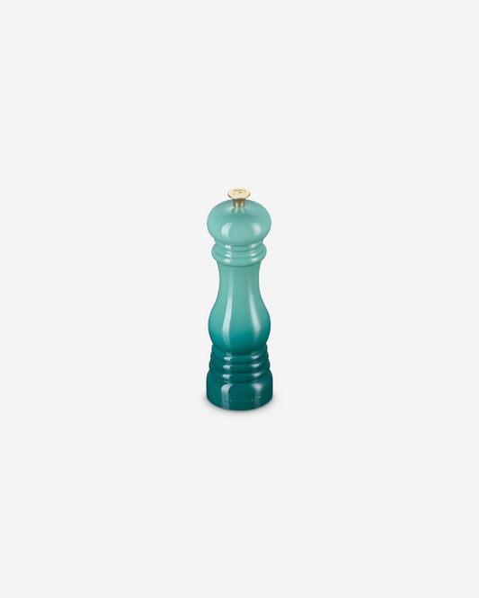 Le Creuset Bleu Riviera Gold Knob Classic Pepper Mill 21Cm