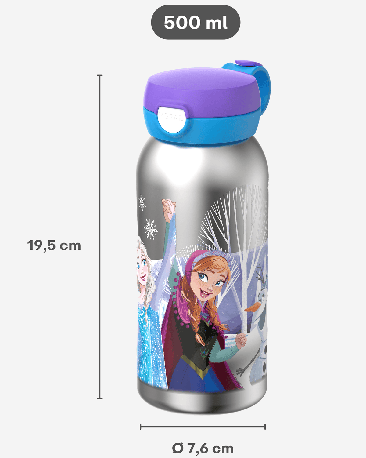 Mepal Campus Insulated Bottle Frozen Friends – 500ml