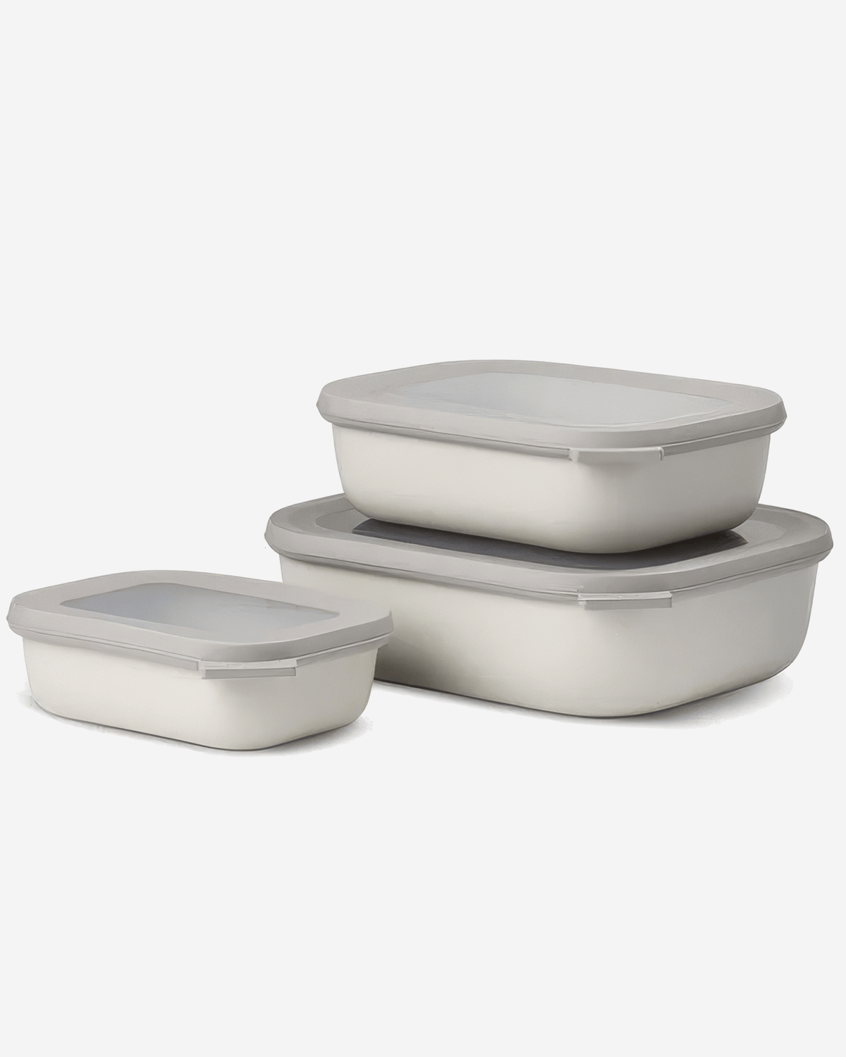 Mepal Cirqula Multi Bowl Set Nordic White – 500/1000/2000ml