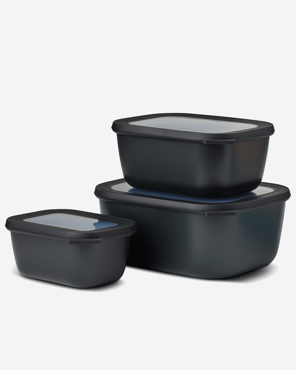 Mepal Cirqula Multi Bowl Set Nordic Black – 750/1500/3000ml