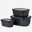 Mepal Cirqula Multi Bowl Set Nordic Black – 750/1500/3000ml