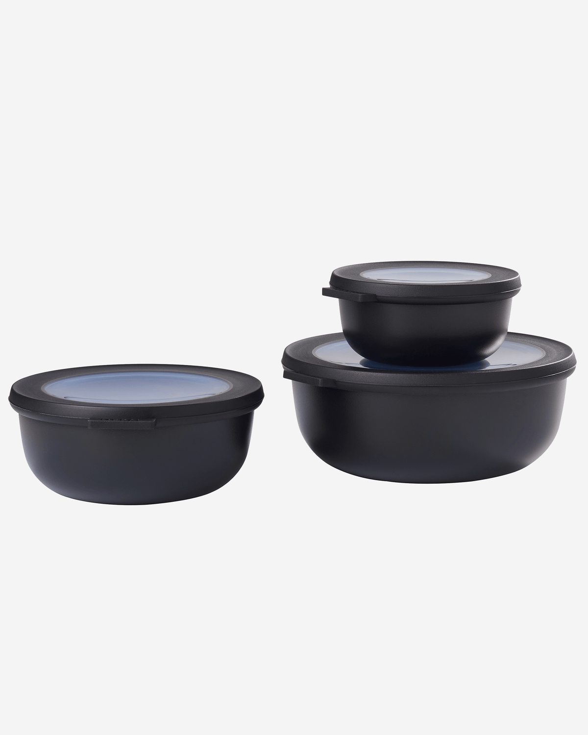 Mepal Cirqula Multi Bowl Set Nordic Black – 350/750/1250ml