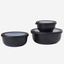 Mepal Cirqula Multi Bowl Set Nordic Black – 350/750/1250ml
