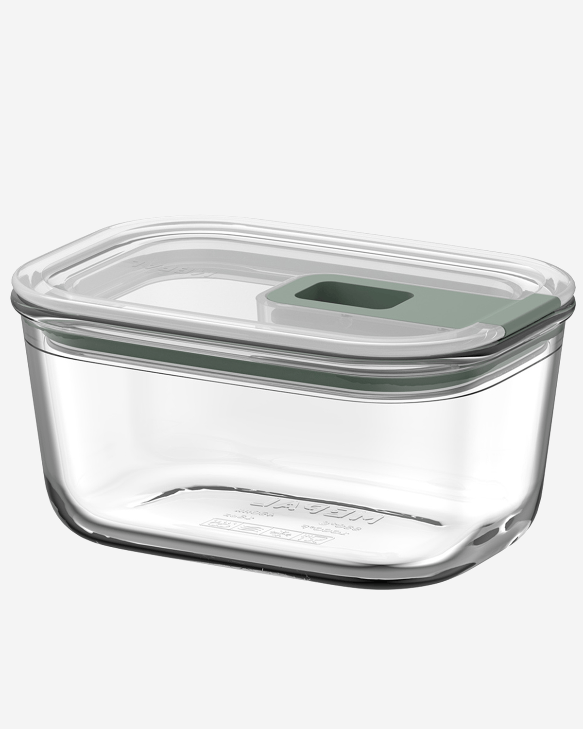 Mepal EasyClip Glass Food Container Nordic Sage – 450ml
