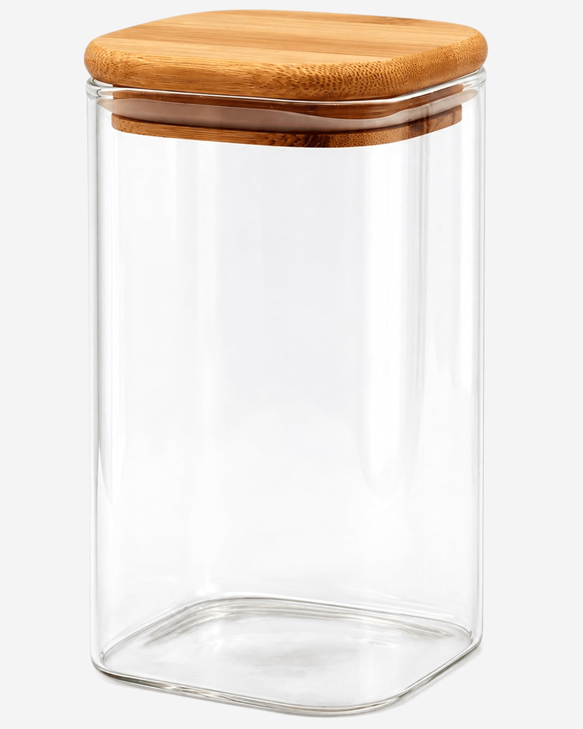  Cuisine Art Glass Storage Jar with Bamboo Lid – 1020ml
