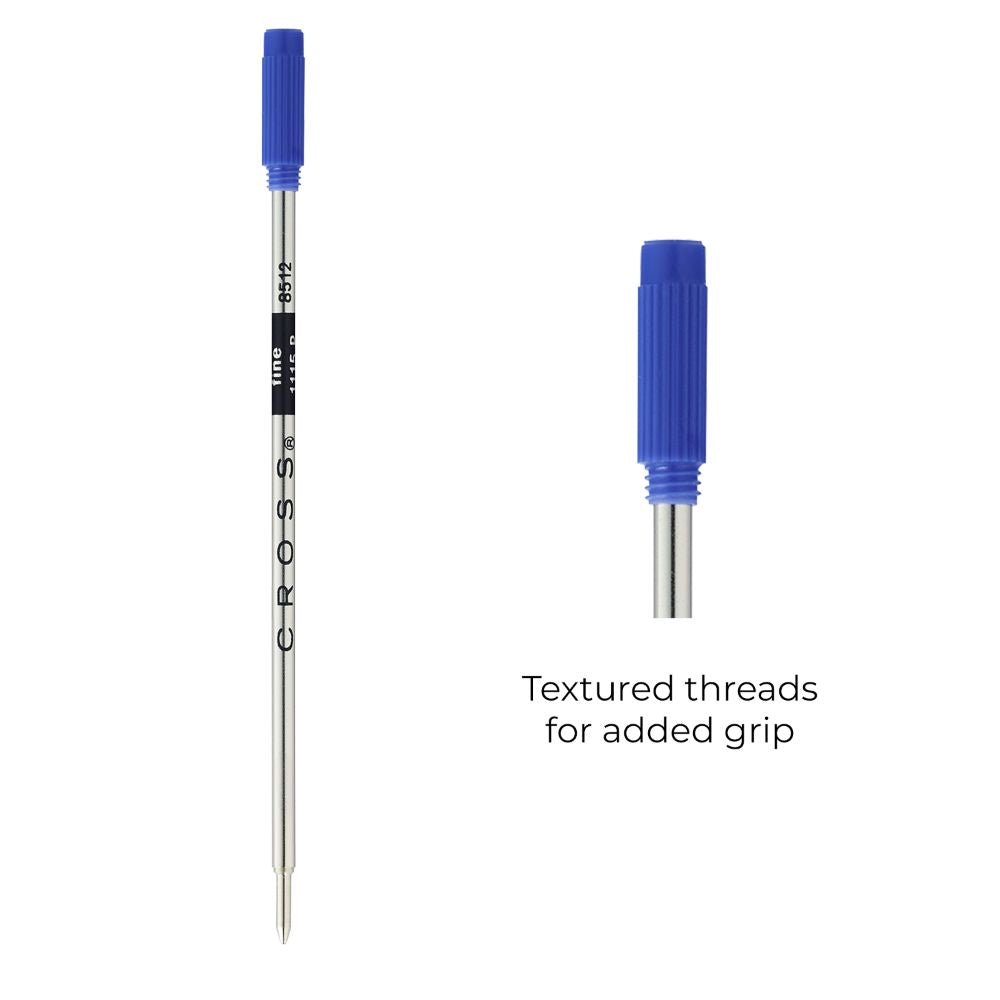 Cross Ballpoint Pen Refill - Blue - Fine - Single Pack 8512