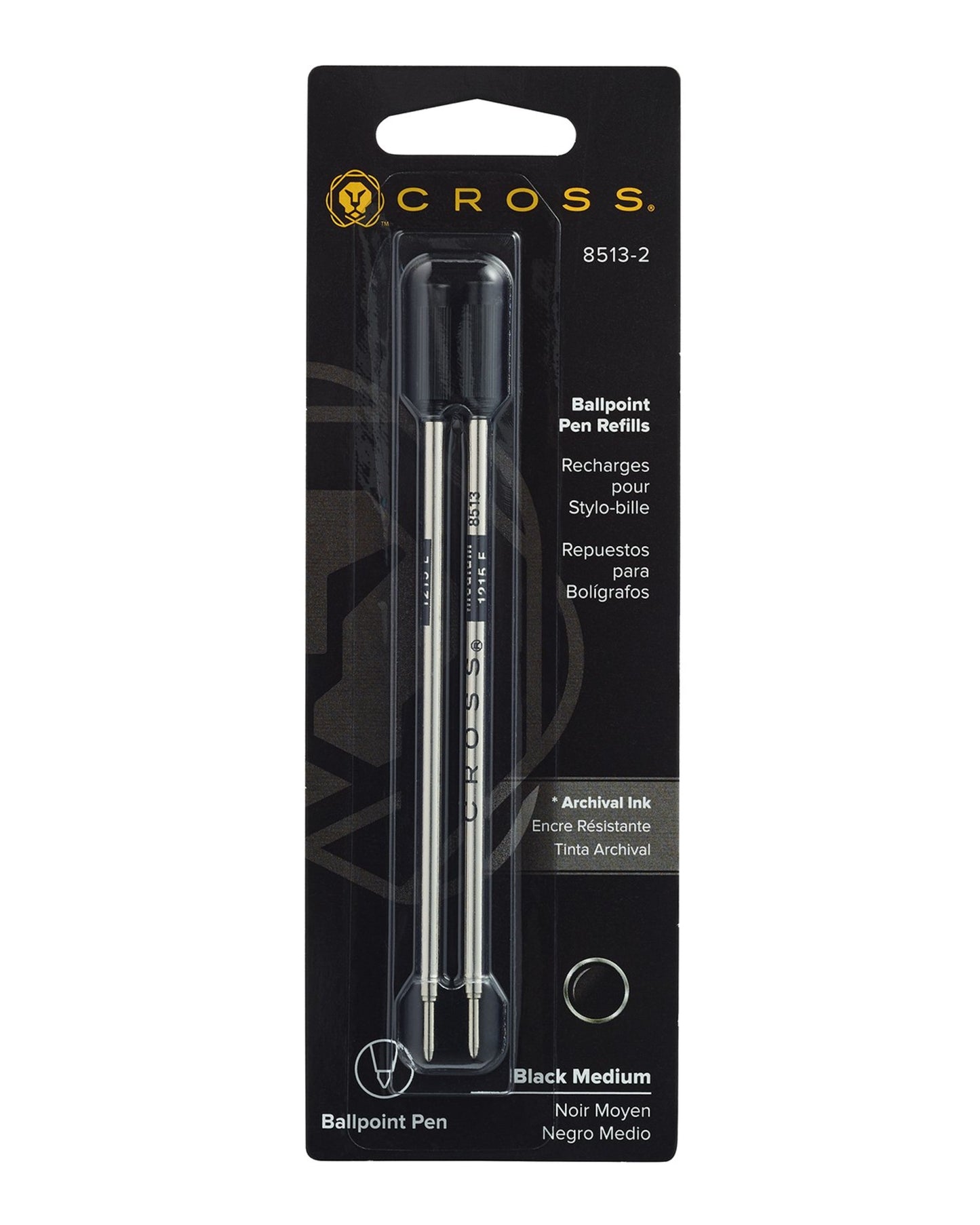 Cross Refill Black Medium Dual Pack  Ballpoint Pen