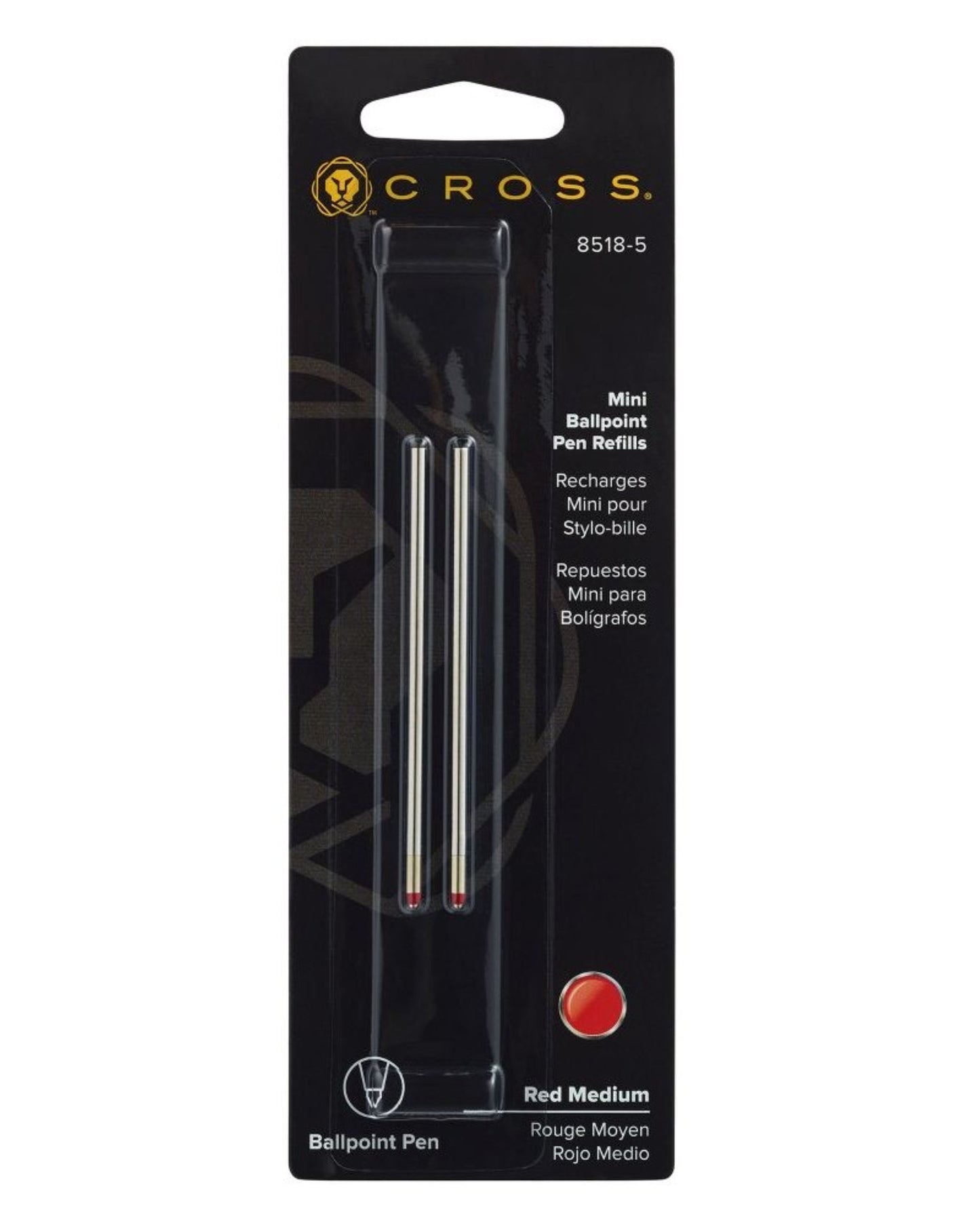  Cross Micro Refills Medium Red 8518-5