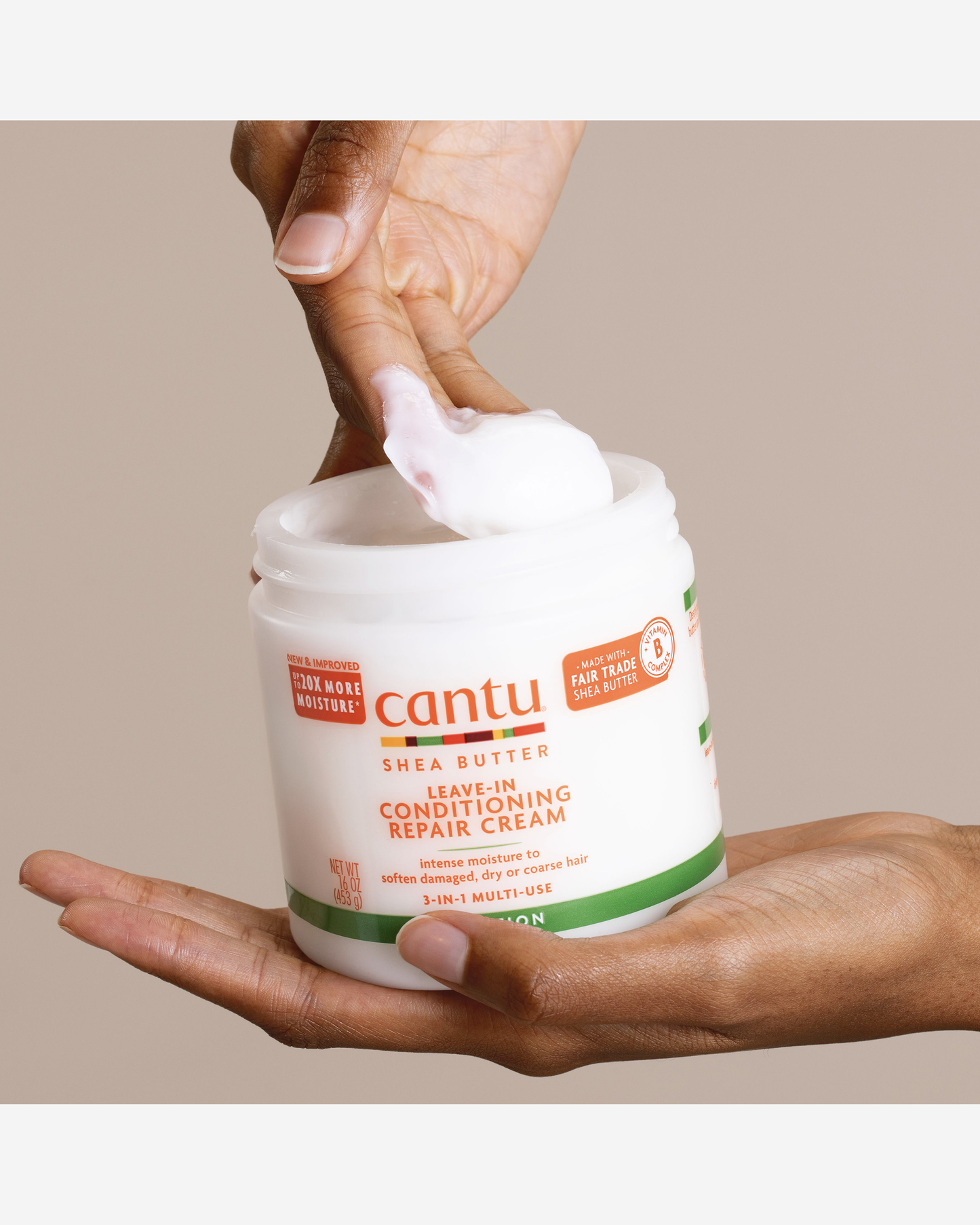 Cantu Leave-In Conditioning Repair Cream 453g
