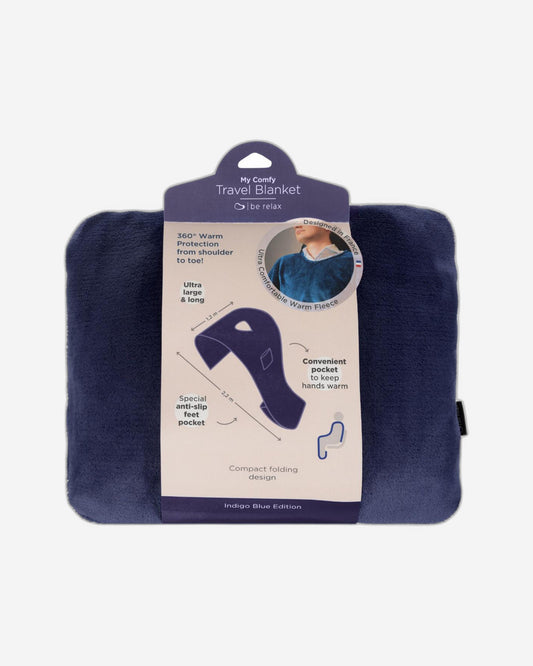 Be Relax My Comfy Travel Blanket - Navy