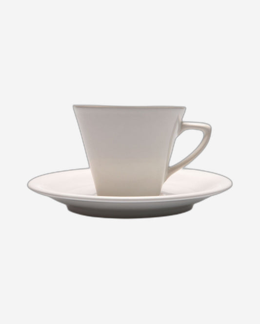 Arden Porcelain Organic Tea Set Of 6Pcs White