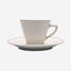 Arden Porcelain Organic Tea Set Of 6Pcs White