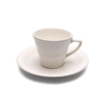 Arden Porcelain Organic Tea Set Of 6Pcs White