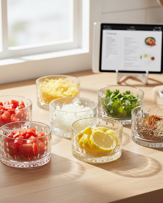 Cuisine Art Soda Lime Bowl Set 220ml 6Pc V3