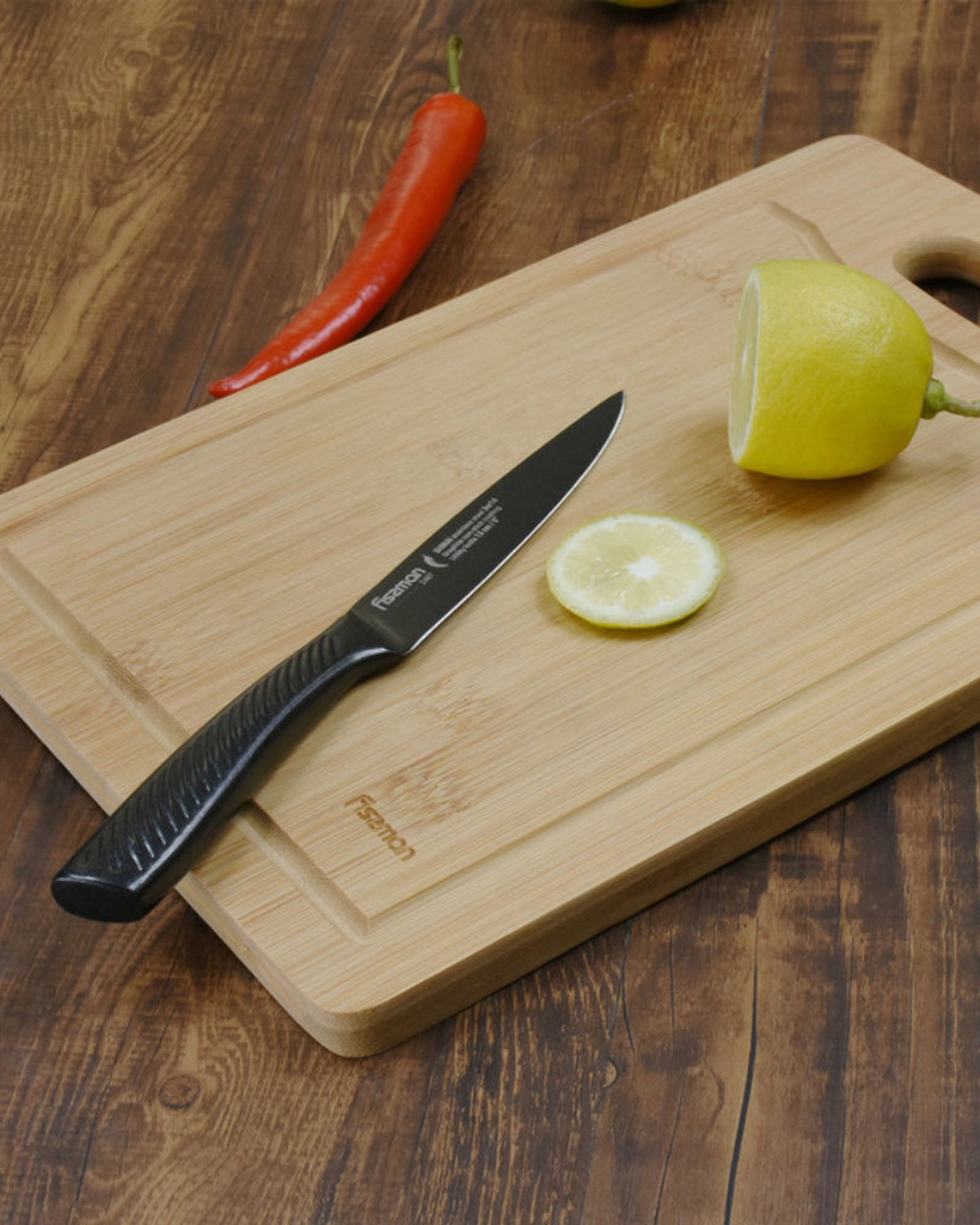Fissman Cutting Board Multi-Purpose Brown 33cm