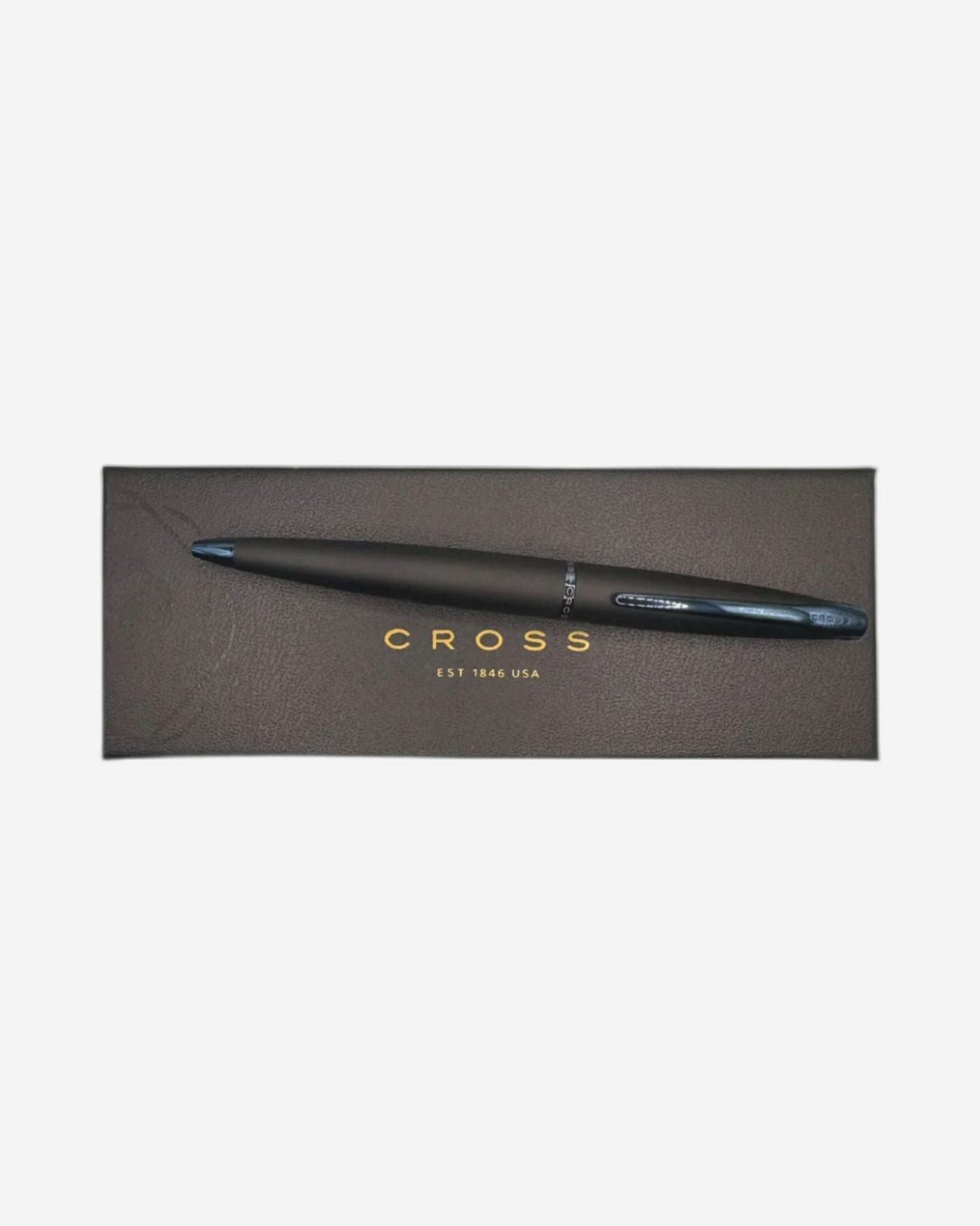 Cross ATX® Basalt Black with Blue PVD Ballpoint Pen 882-39