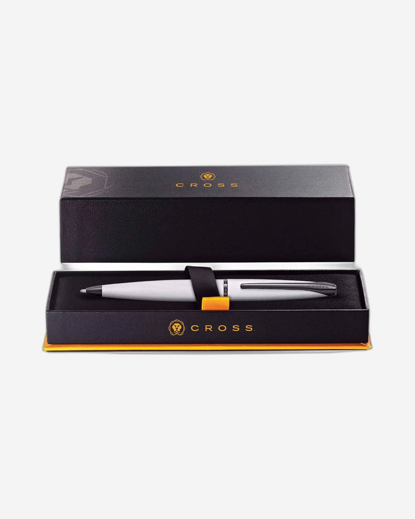 Cross Atx® Brushed Chrome With Machine-Turned, Diamond-Pattern Engraving With Chrome Appointments Ballpoint Pen - 882-43