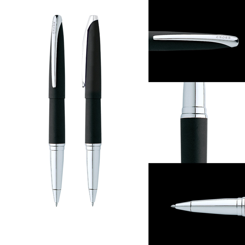 Cross ATX® Basalt Black Rollerball Pen 885-3 BLACK