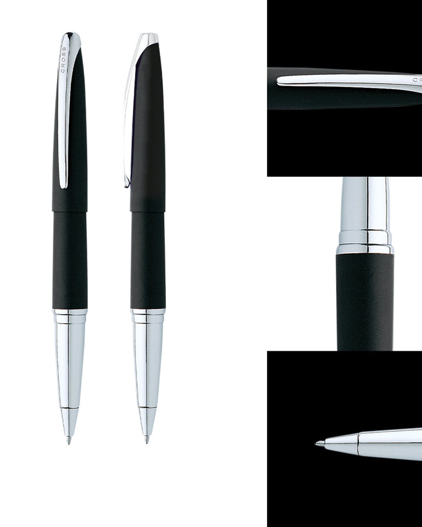 Cross ATX® Basalt Black Rollerball Pen 885-3 BLACK