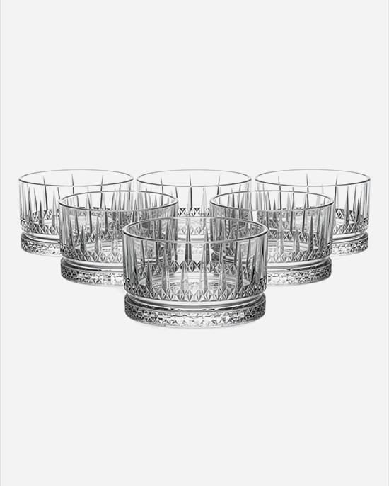 Cuisine Art Soda-Lime Bowl Set 220ml 6Pc ZJ2