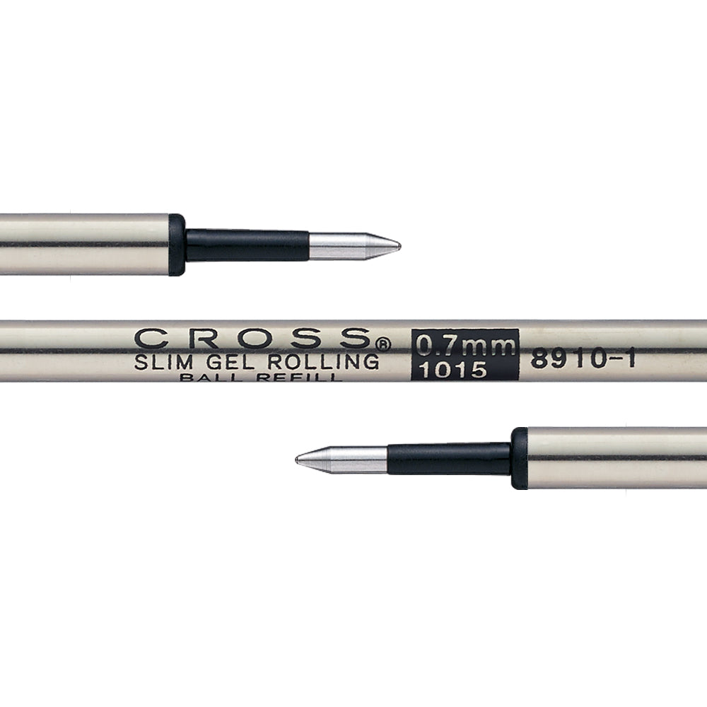 Cross Slim Gel Rollerball Pen Refill - Black - Single Pack 8910-1