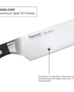 Fissman Chef Knife 8inch Black/Silver Coloured Non Stick Stainless Steel