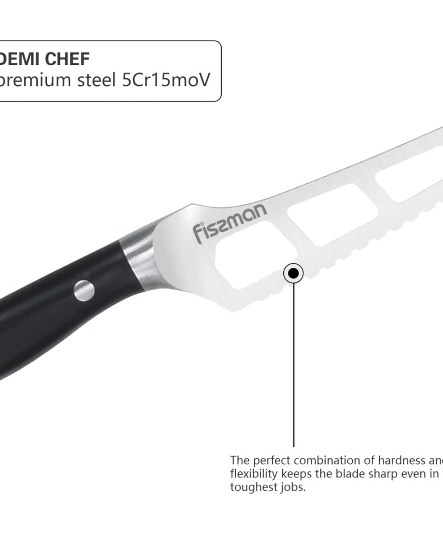 Fissman Cheese Knife Demi Chef 5.5Inch