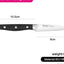 Fissman Paring Knife Demi Chef 3.5Inch