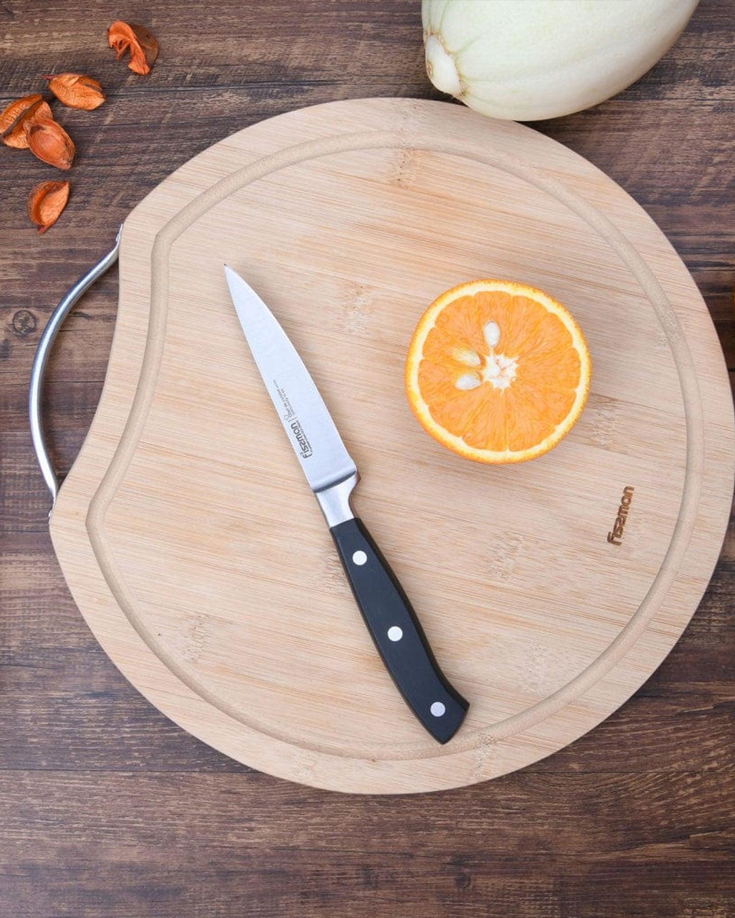 Fissman Utility Knife Chef De Cuisine Black 4Inch