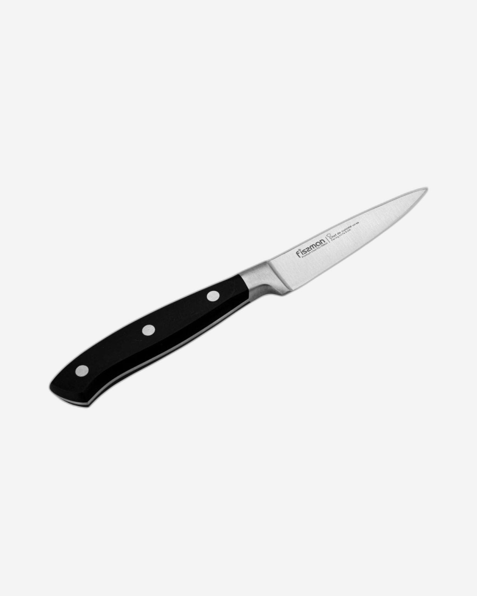 Fissman Paring Knife Chef De Cuisine Series 3.5 Inch 5Cr15Mov Blade Black 28x1.3x6.6cm