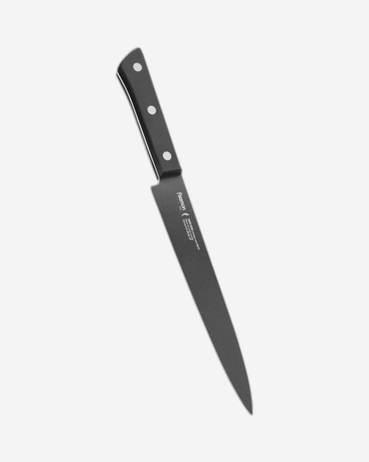 Fissman Slicing Knife Black/Silver 8Inch