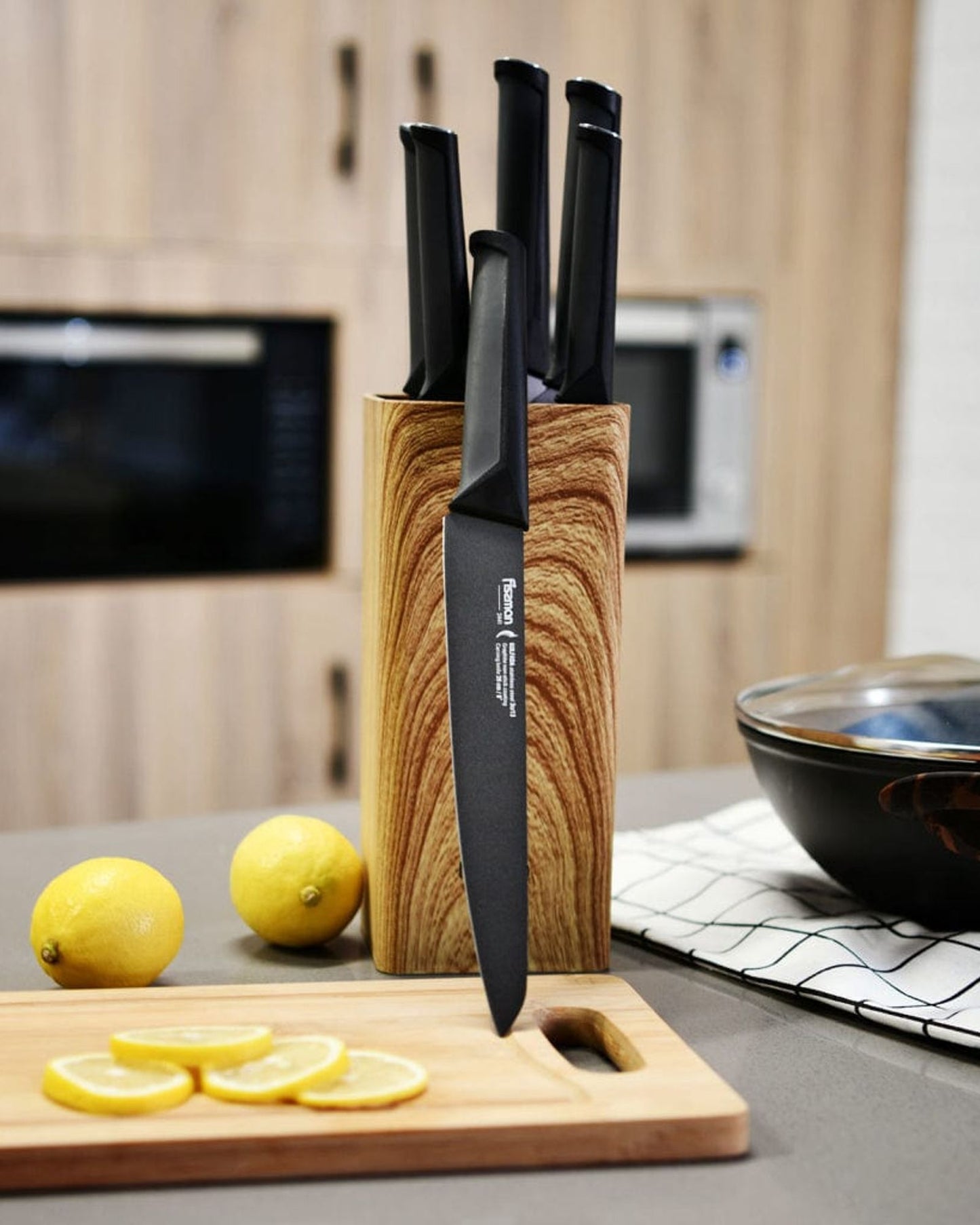 Fissman Carving Knife Golfada Black 8Inch