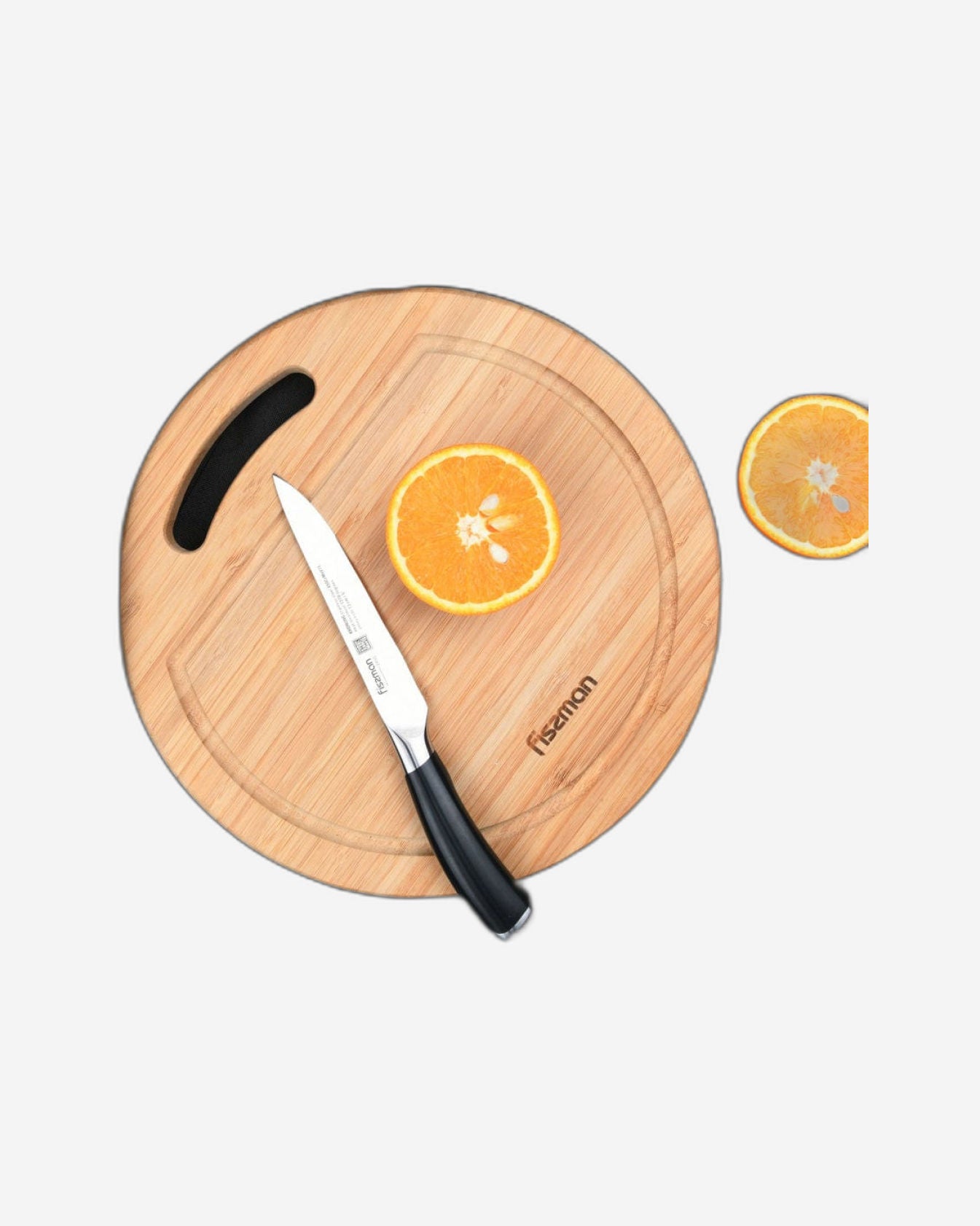 Fissman Stainless Steel Utility Knife Krönung Series Silver/Black 5inch